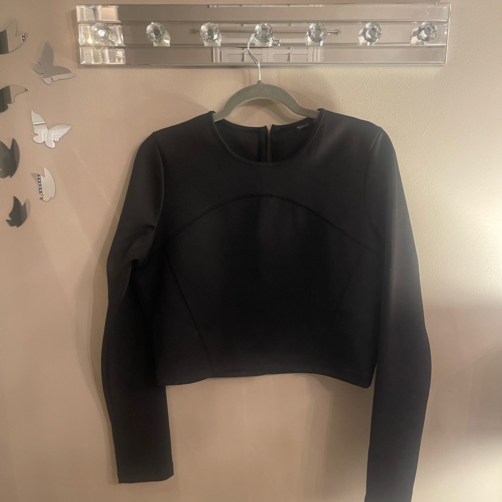 Zara Black zipper up top